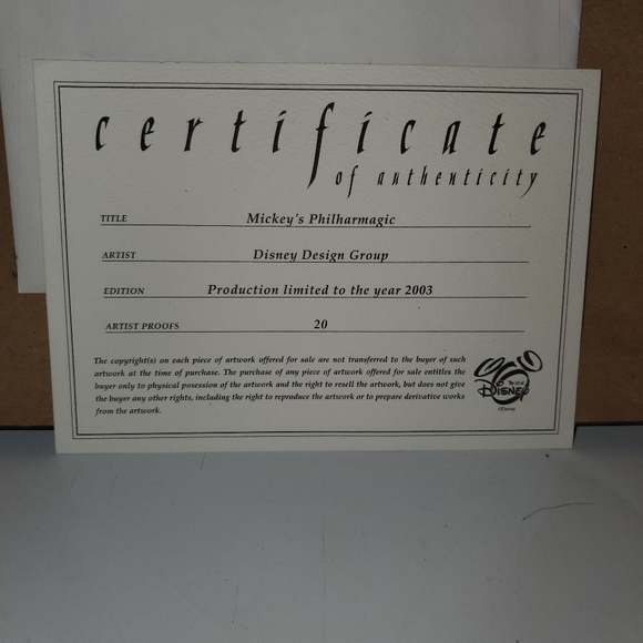 Disney Donald Duck Musical Art Print - Blue and Black - Picture 4 of 4